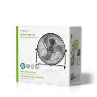 Nedis FNFL10CCR30 Podlahový ventilátor Priemer 30 cm 3 rýchlosti Chrome