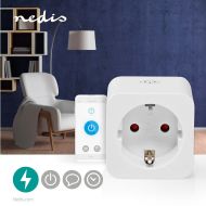 Nedis WIFIP131FWT Smartlife Inteligentná zásuvka Wi-Fi 1 kus 3680 W Typ F (cee 7/3) -10 - 45 °C Andr