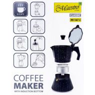 Moka Kanvica Feel Maestro MR-1667-6 Čierna Aluminium 300 ml 6 Šálky