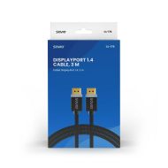 Kábel DisplayPort Savio CL-176 Čierna 3 m