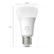 Led baterka Philips Starter Kit E27 9,5 W Biela F (3 kusov)