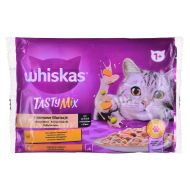 Krmivo pre mačky Whiskas Tasty Mix Kurča Páv Baránok Rastlinný