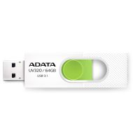 USB flash disk Adata UV320 zelená Biela/Zelená 64 GB