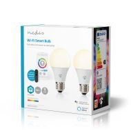 Viacfarebná žiarovka Nedis WIFILRC20E27 Smartlife Wi-Fi E27 806 Lm 9 W RGB / teplá až studená biela 