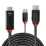 Kábel DisplayPort na HDMI LINDY 41498 1 m Čierna