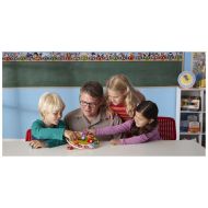 Drevené učebné hodiny Melissa & Doug s 12 drevenými tvarmi