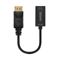 Adaptér DisplayPort na HDMI Savio AK-62 20 cm