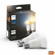 Smart Žiarovka Philips Pack de 2 E27 Biela F E27 (2200K) (6500 K)