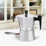 Moka Kanvica Feel Maestro MR-1666-3 Čierna Striebristý Aluminium 150 ml 3 Šálky