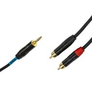 Kábel Audio Jack na 2 RCA Sound station quality (SSQ) MiJRCA1 1 m