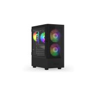 Počítačová skriňa ATX/mATX v prevedení midi-tower Krux VACO KRX0132 Čierna