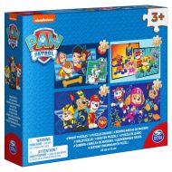 Krabička od topánok Paw Patrol 4 drevené puzzle 12-16-20-24 kusov