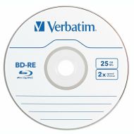 Blu-ray BD-RE Verbatim Datalife 5 kusov 25 GB 6x