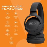 Slúchadlá JBL TUNE 520BT BK Čierna