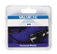 Valueline VLMB60890B10 Micro USB nabíjačka do auta Micro USB Samec - 12v Pripojenie do auta 1,00 M č