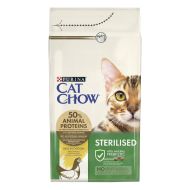 Krmivo pre mačky Purina CAT CHOW STERILISED Dospelý Kurča 1,5 Kg