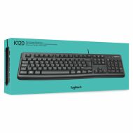 Klávesnica Logitech Keyboard K120 for Business Čierna QWERTY