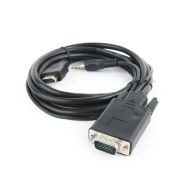 Adaptér VGA na HDMI s Audio GEMBIRD A-HDMI-VGA-03-6 Čierna 1,8 m