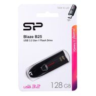 USB flash disk Silicon Power Blaze B25 Čierna 128 GB