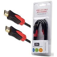 HDMI Kábel Savio CL-95 Čierna Červená 1,5 m