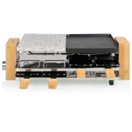 Princess 162955 Raclette Pure 8 Bamboo/Black