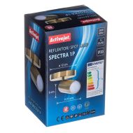 Nástenná Lampa Activejet AJE-SPECTRA 1P Zlatá Kov 40 W 230 V