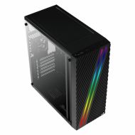 Počítačová skriňa ATX v prevedení midi-tower Aerocool Streak RGB USB 3.0 Čierna