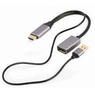 Adaptér DisplayPort na HDMI GEMBIRD A-HDMIM-DPF-02 Čierna 10 cm 4K Ultra HD