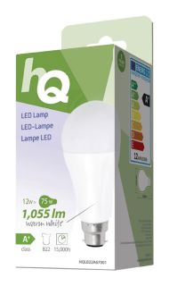 HQ LB22A67001 A67 B22 12W (75W) LED žiarovka