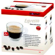 Scanpart Espresso šálka a podšálka 7cl 2 kusy