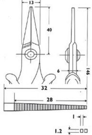 Piergiacomi PG-PN2005 Telefónne kliešte 146 mm