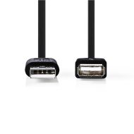 Nedis CCGT60010BK10 kábel USB 2.0 A samec – USB A samica 1,0 M čierny