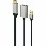 Adaptér DisplayPort na HDMI GEMBIRD A-HDMIM-DPF-02 Čierna 10 cm 4K Ultra HD