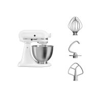 Metličkový šľahač KitchenAid 5K45SSEWH Kov Nerezová oceľ Zinok