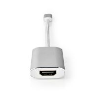 Nedis CCTB64680AL02 USB adaptér USB 3.2 Gen 1 USB Type-C™ samec HDMI™ konektor 0,20 M okrúhly pozlát