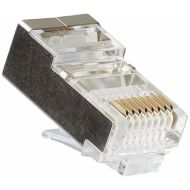 Konektor RJ45 LogiLink MP0003 100 kusov Striebristý