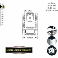 Kombinačný zámok Master Lock M1177EURD Mosadz