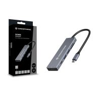 USB rozbočovač Conceptronic 110520207101 Sivá 100 W