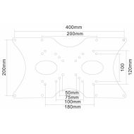 Zásuvka na Stenu Neomounts FPMA-VESA400 35 kg