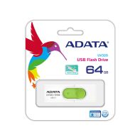 USB flash disk Adata UV320 zelená Biela/Zelená 64 GB