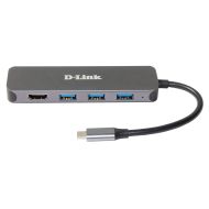 USB rozbočovač D-Link DUB-2333 Sivá 60 W