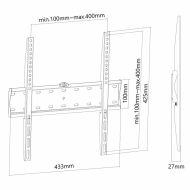 Držiak na televíziu Neomounts FPMA-W300BLACK