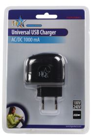 Hq P. súp. USB 401 Univerzálna nabíjačka USB 5 V 1000 Ma