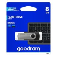 USB flash disk GoodRam UTS2 USB 2.0 Čierna Striebristý 8 GB (1 kusov)