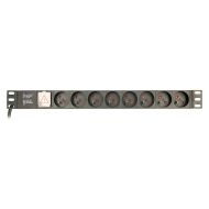 Predlžovací Kábel 19" 8 Zásuviek Schuko s Vypínačom GEMBIRD EG-PDU-014-F (3 m)