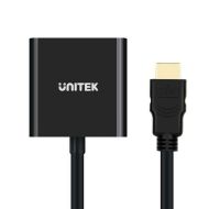 Adaptér HDMI na VGA s Audio Unitek Y-6333 Čierna