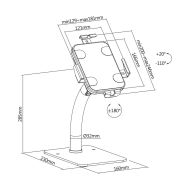 Podpera na tablet MacLean MC-468W Biela