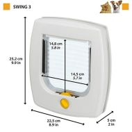 Dvierka pre mačky Ferplast Swing Sivá 22,5 x 5,5 x 5 cm