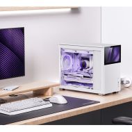 Počítačová skriňa ATX v prevedení midi-tower Jonsbo D31 MESH WHITE SC Biela LCD obrazovka