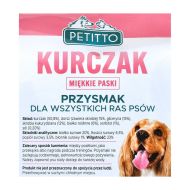 Krmivo Petitto Kurča Treska 500 g